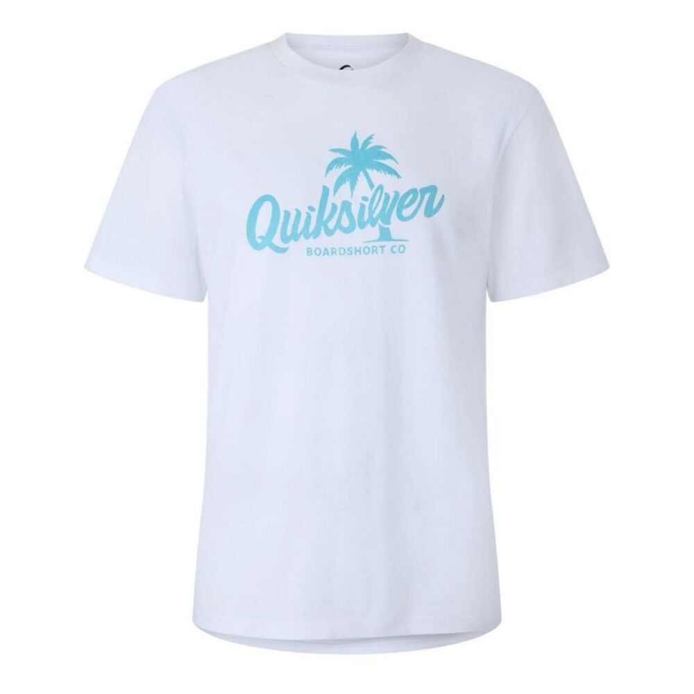 Quiksilver Mens Graphic Print T-Shirt / White